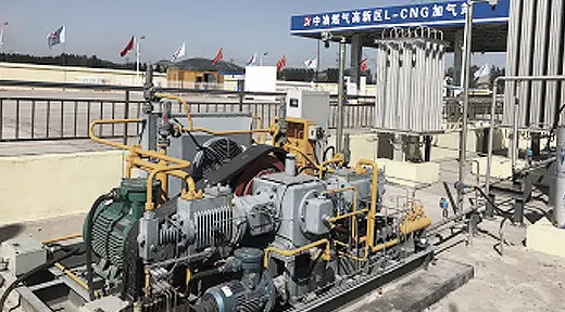 Zaozhuang CNG compressor project of Chengdu Shenliang Technology Co., Ltd. 
