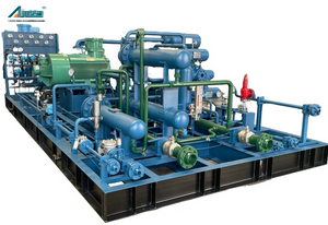 Skid Mounted Reciprocating Piston Nitrogen Compressor, Energy Saving Industrial N2 Booster | China Manufacturer