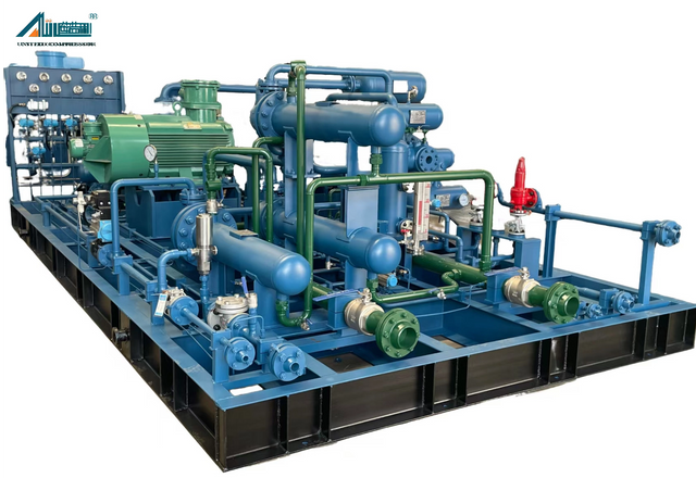 Skid Mounted Reciprocating Piston Nitrogen Compressor, Energy Saving Industrial N2 Booster | China Manufacturer