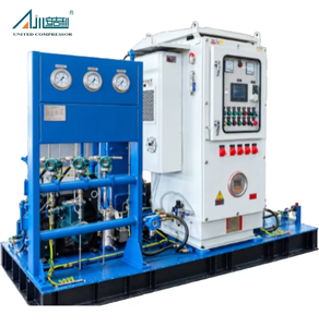 Industrial Propane Gas Piston Compressor with 15 Bar Discharge Pressure and 30 kW Motor